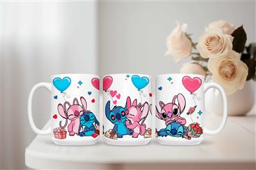 Stitch and Angel Gift for Love